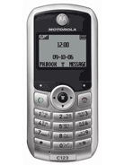 Best available price of Motorola C123 in India