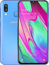 Best available price of Samsung Galaxy A40 in India
